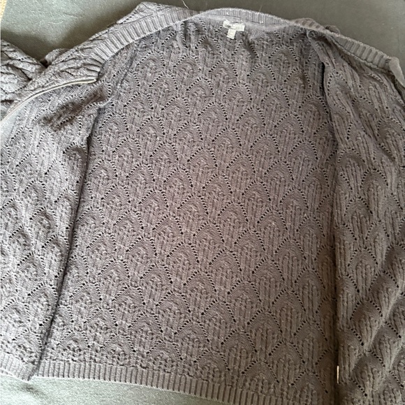 Talbots Lightweight Black cardigan 1X - Picture 5 of 8